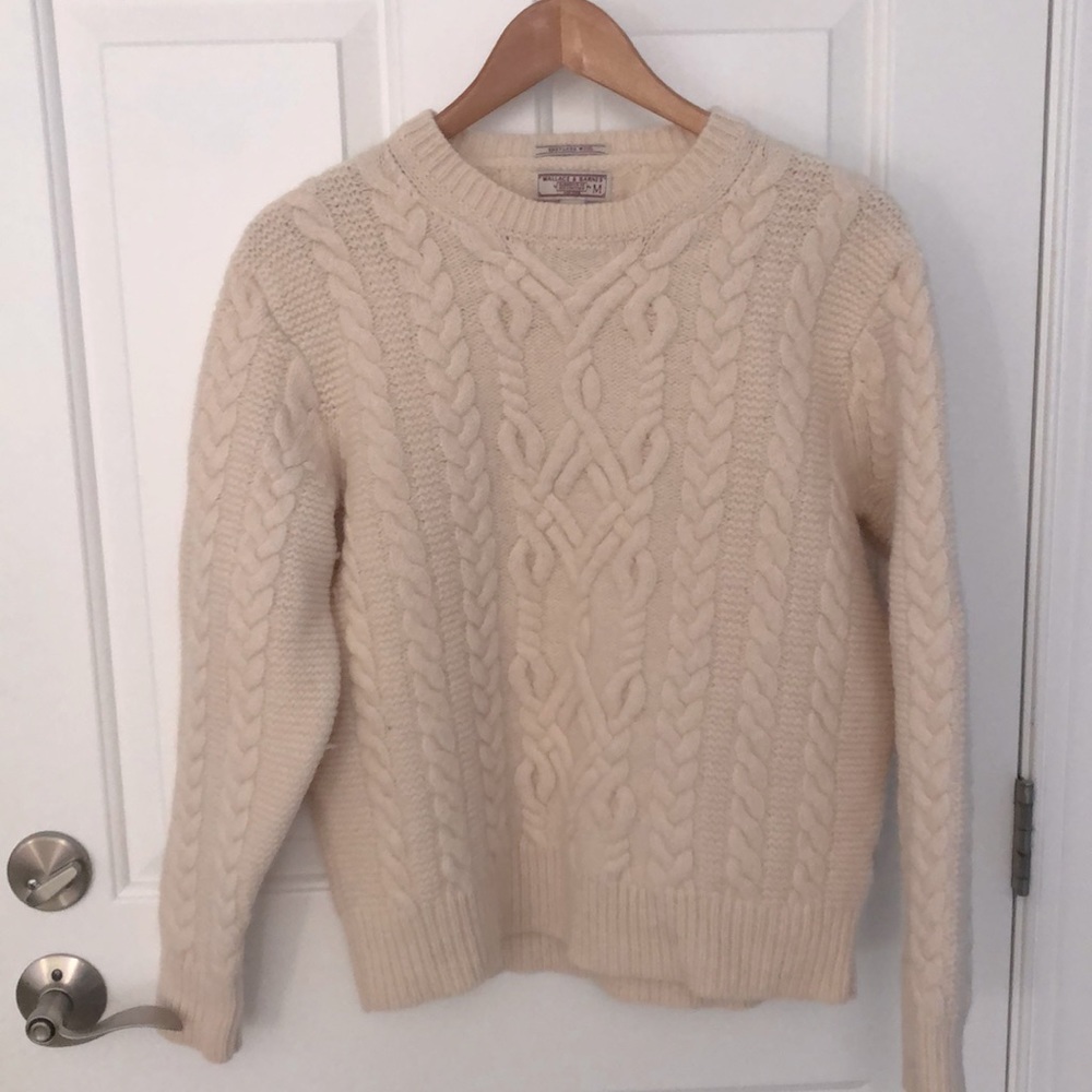 J Crew Shetland Wool Sweater